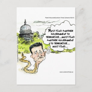 Carte Postale Ted Cruz se faufile hors du Congrès, drôle