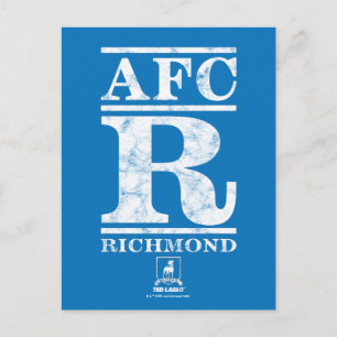 Carte Postale Ted Lasso   AFC R Richmond Text Logo