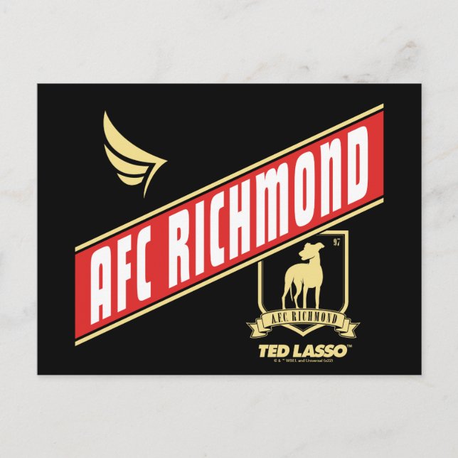 Carte Postale Ted Lasso | AFC Richmond Athletic Banner (Devant)