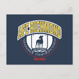 Carte Postale Ted Lasso   AFC Richmond Athletic Circle Badge