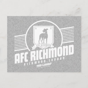 Carte Postale Ted Lasso   AFC Richmond Graphisme de la bande d'a