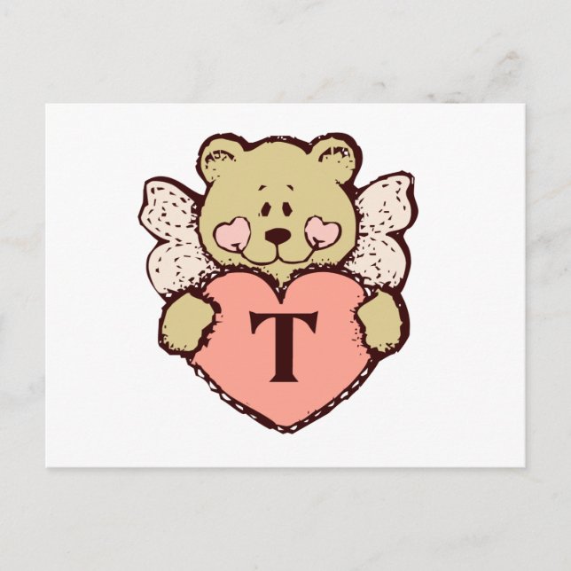 Carte Postale Teddy Angel T (Devant)