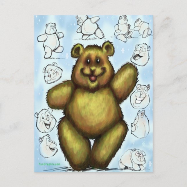 Carte Postale Teddy Bear (Devant)