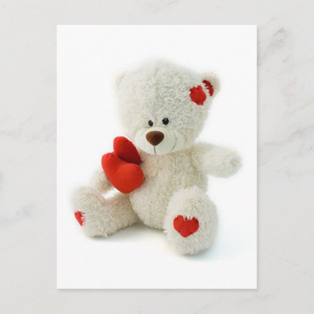 Carte Postale *Teddy Bear Love* mignon Teddy (Devant)