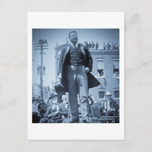 Carte Postale Teddy Roosevelt Le Bull Moose Speaks 1905