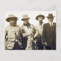 Teddy Roosevelt Wolf Hunting, 1905