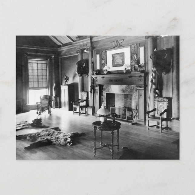 Carte Postale Teddy Roosevelt's Hunting Room, 1905 (Devant)