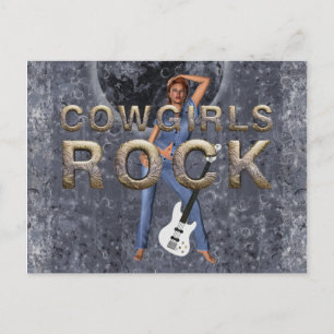 Carte Postale TEE Cowgirls Rock