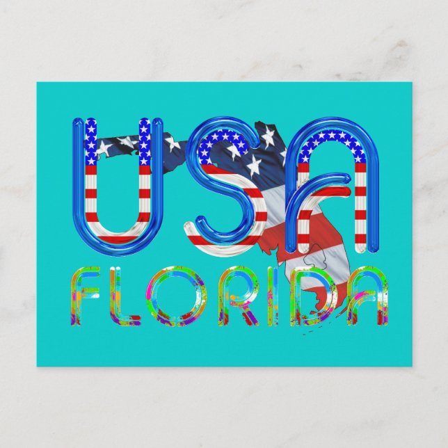 Carte Postale Tee Florida Patriot (Devant)