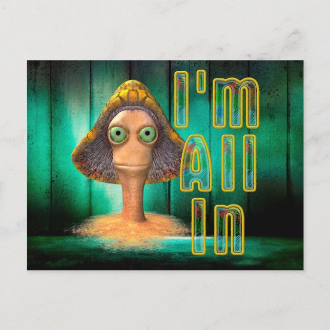 Carte Postale TEE I'm All In (Devant)