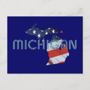 Carte Postale TEE Michigan Patriot