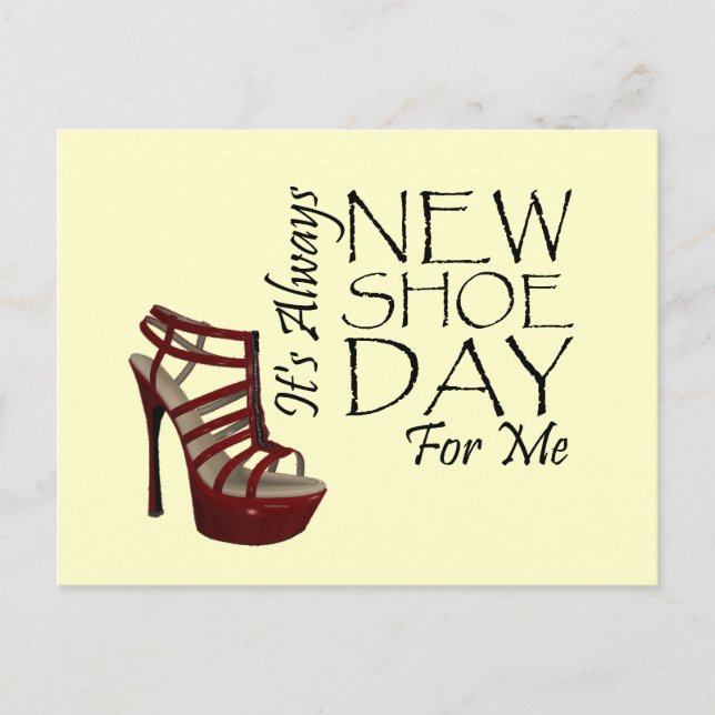 Carte Postale TEE New Shoe Day (Devant)