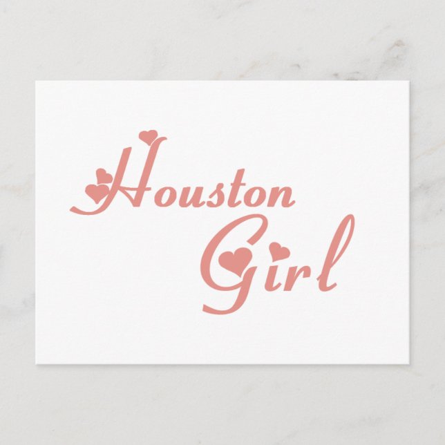 Carte Postale Tee - shirt de Houston (Devant)