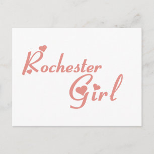 Carte Postale Tee - shirt fille Rochester Hills