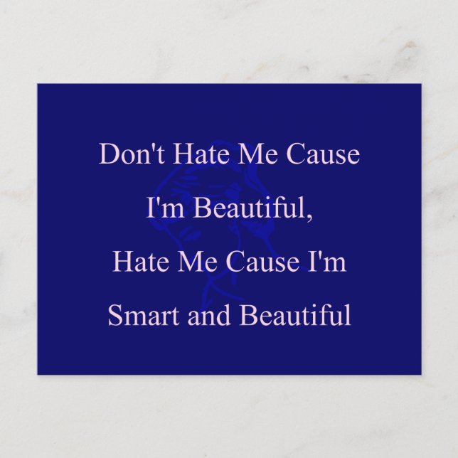 Carte Postale TEE Smart & Beautiful (Devant)