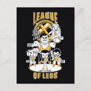 Carte Postale Teen Titans Go!   League of Legs