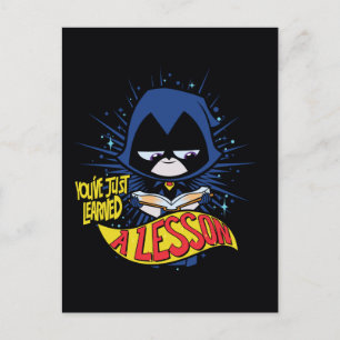 Carte Postale Teen Titans Go!   Raven "Learned A Lesson"