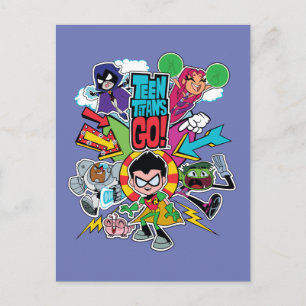 Carte Postale Teen Titans Go!   Team Arrow Graphic