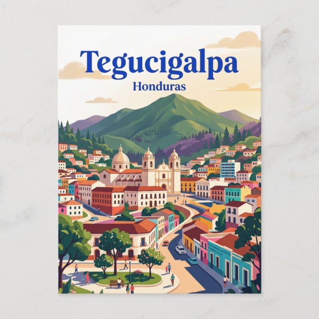 Carte Postale Tegucigalpa Honduras (Devant)
