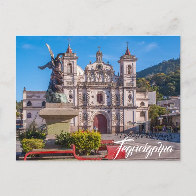 Carte Postale Tegucigalpa, Iglesia Père Noël María de los Dolore (Devant)