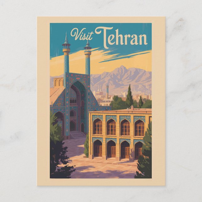 Carte Postale Téhéran Iran Palais Golestan Illustration Voyage (Devant)