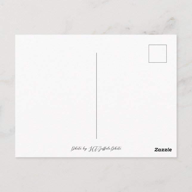 Carte Postale Teintes d'effervescence de bleu (Dos)