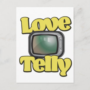 Carte Postale Télé amour