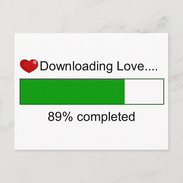 Carte Postale Téléchargement de Love (Devant)