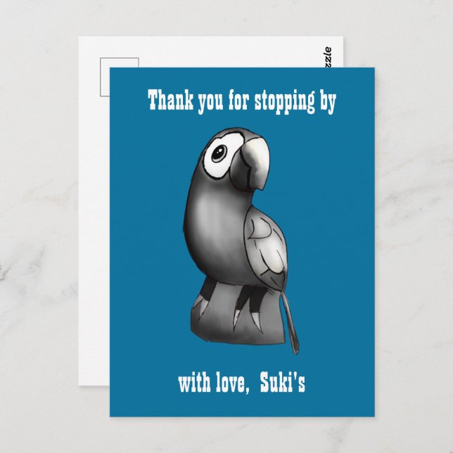 Carte Postale Téléchargez votre propre image de dessin ou logo | (Devant / Derrière)