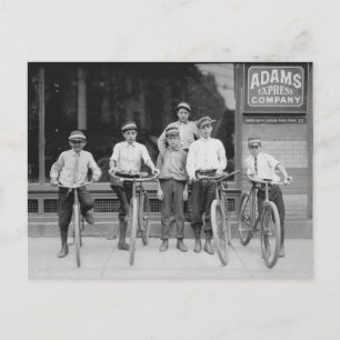 Carte Postale Telegram Messenger Boys, 1911