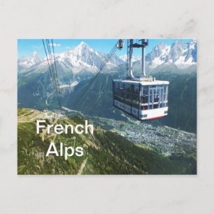 Carte Postale Téléphérique au-dessus de Chamonix