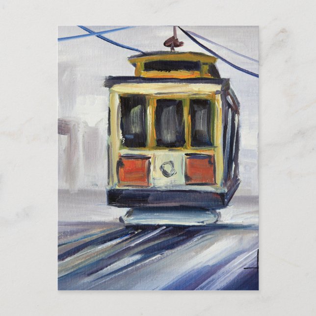 Carte Postale Téléphérique de San Francisco (Devant)
