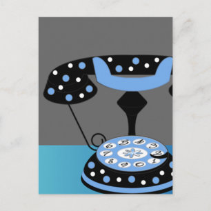 Carte Postale Téléphone à la mode