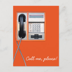 Carte Postale Téléphone public