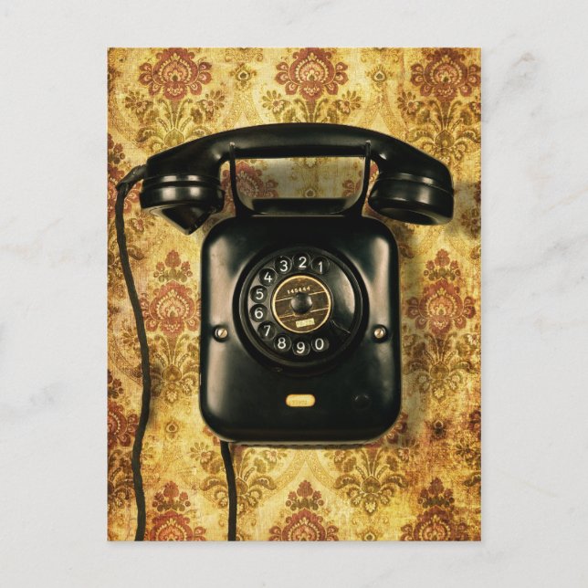 Carte Postale Téléphone rétro (Devant)