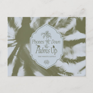 Carte Postale Téléphones Vers Le Bas, Palmiers Vers Le Haut - Le