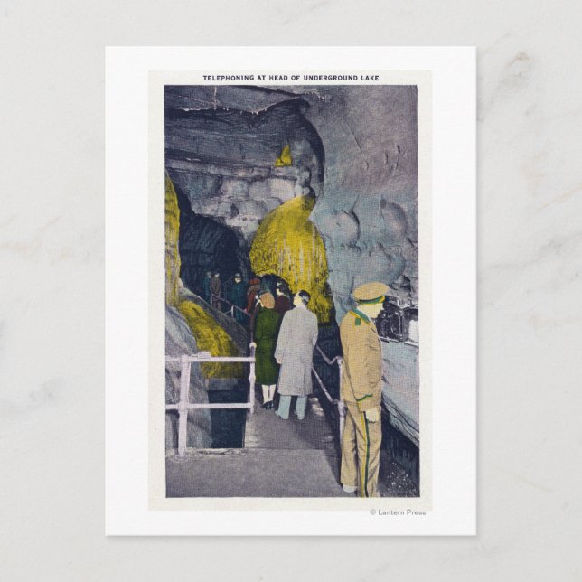 Carte Postale Téléphonie à Head of Underground Lake (Devant)