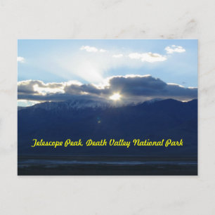 Carte Postale Telescope Peak in Death Valley
