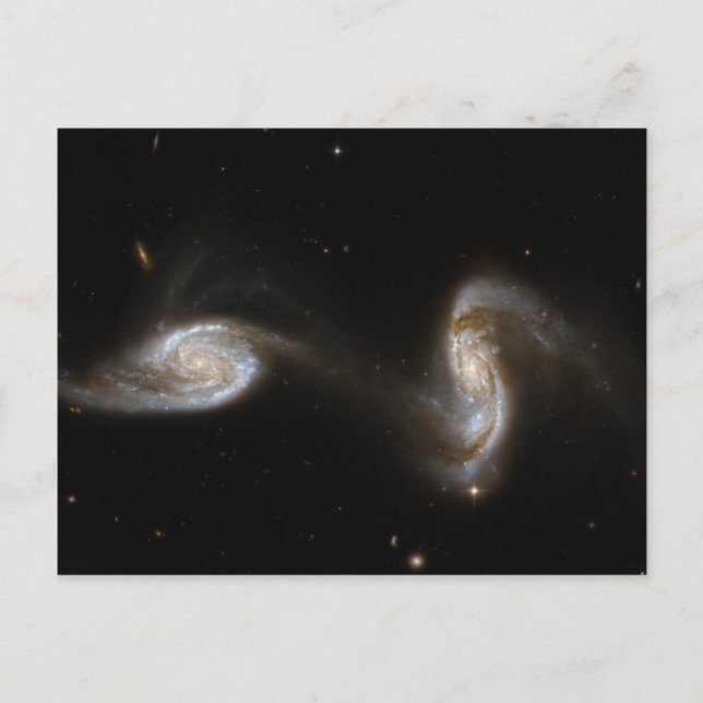 Carte Postale Télescope spatial ARP240 Galaxies Hubble (Devant)