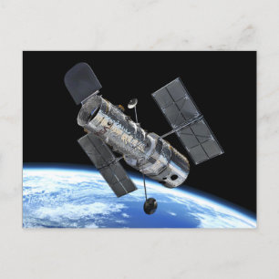 Carte Postale Télescope spatial Hubble en orbite terrestre Photo