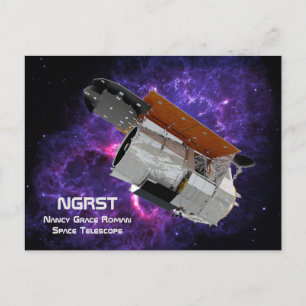 Carte Postale Télescope spatial romain Nancy Grace