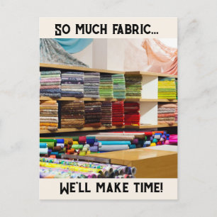 Carte Postale Tellement de tissu