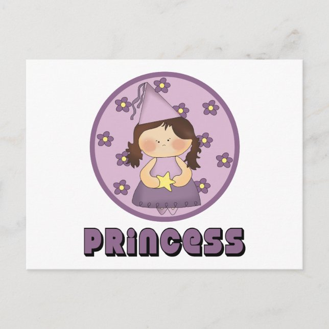 Carte Postale Tellement Douce Princesse Purple (Devant)