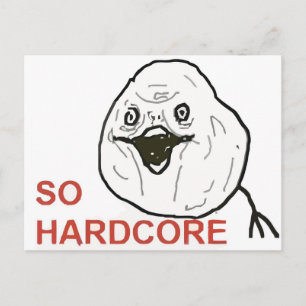 Carte Postale Tellement Hardcore