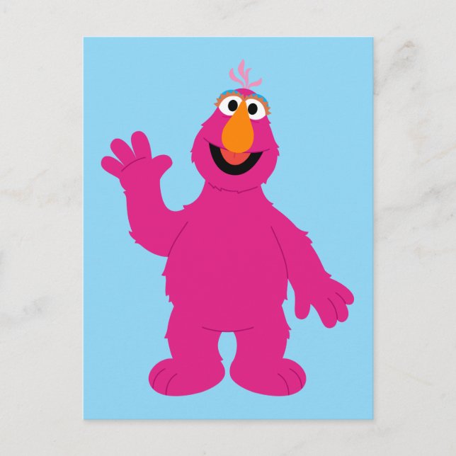 Carte Postale Telly Monster de Sesame Street (Devant)