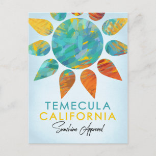 Carte Postale Temecula California Sunshine Travel