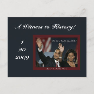 Carte postale Témoin de l'histoire