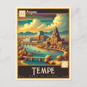 Carte Postale Tempe, Arizona VINTAGE