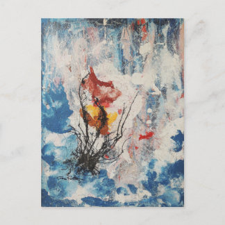 Carte Postale Tempest -Abstrait par Gene Foltuz Mini Print