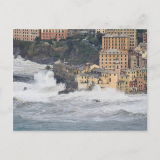 Carte Postale Tempête à Camogli